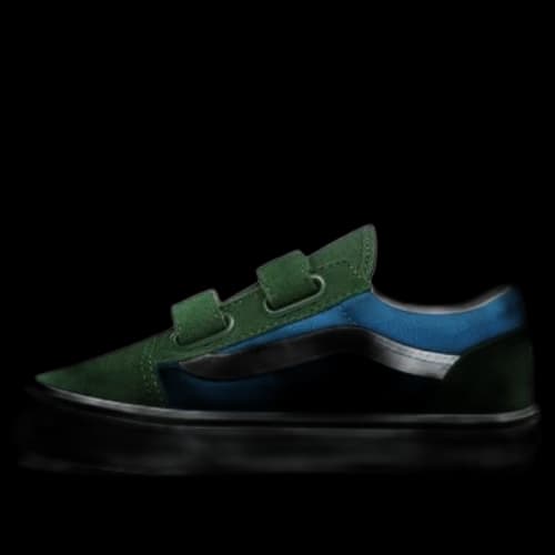 Vans 2-Tone Old Skool V Kids Blue/Green