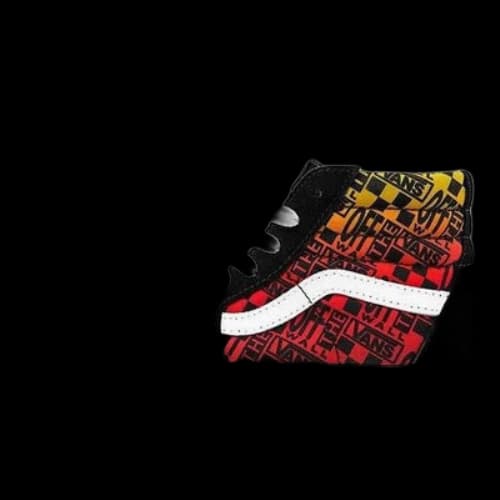 Vans SK8-Hi Kids Black/Multi-Color