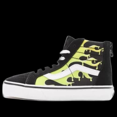 Vans SK8-HI -KIDS Black/Green
