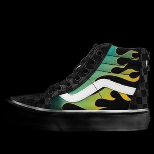 Vans SK8-Hi Zip Kids Fire Black