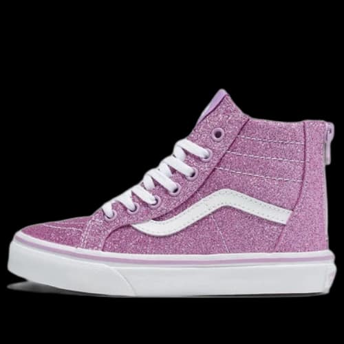 (PS) Vans SK8-Hi Glitter Shoes 'Pink White'