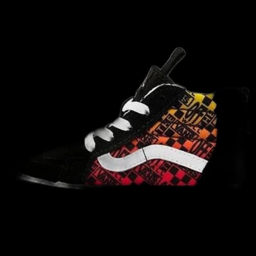 Vans SK8-Hi Zip Toddler Black/Red