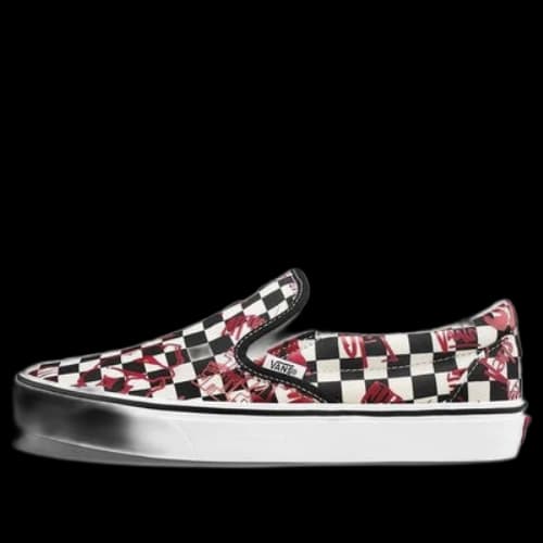Vans Classic Slip-On 'Black White Red'