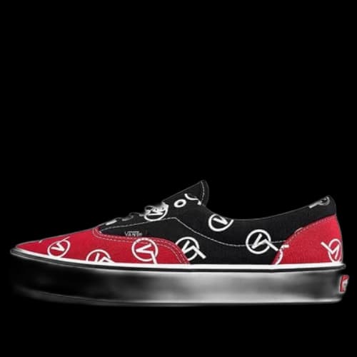 Vans Classic Slip-On Vlogo 'Black Red'