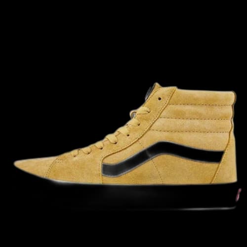Vans SK8-Hi Brown Yellow Unisex 'Brownyellow White'