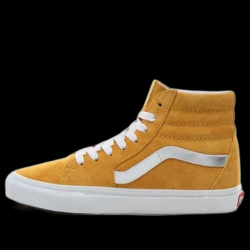 Vans in PIG SUEDE SK8-HI Mango Mojito Yellow
