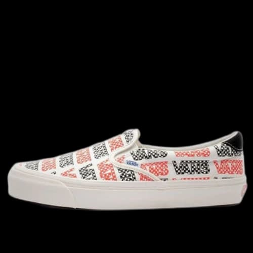 Vans OG Slip-On 59 LX LOGO 'White Black Red'