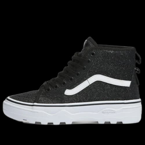 Vans SK8-HI Glitter Sentry 'Black White'