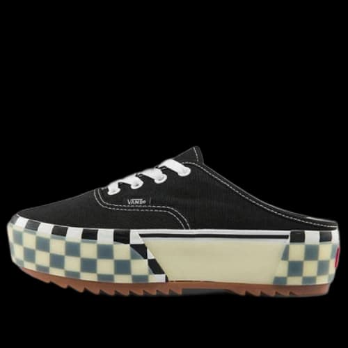 Vans Authentic Mule Stacked 'Black White'
