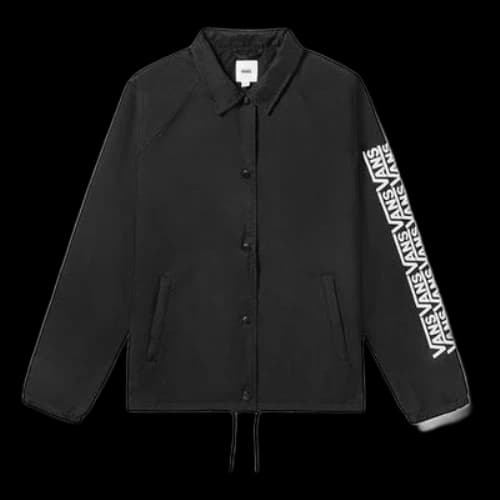 Vans Logo Printing Coach Jacket Black (Women's)