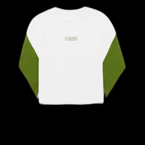 Vans Colorblock Round Neck Pullover Hoodie White (Women's)