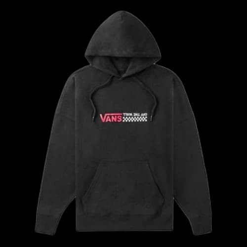 Vans Unisex Oversize Logo Printing Black