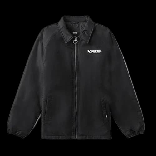 Vans Unisex Logo Printing Lapel Jacket Black