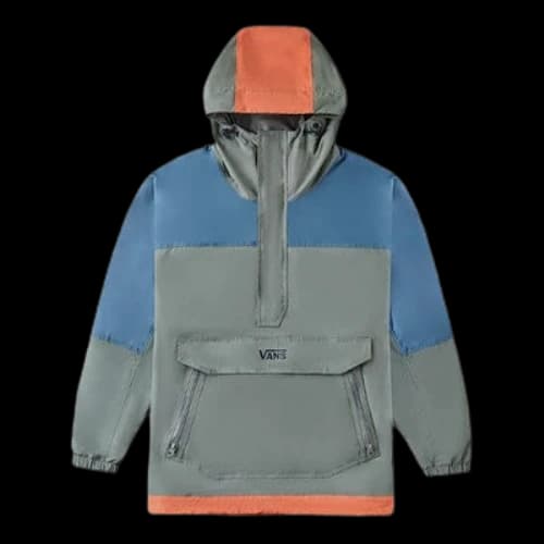 Vans Work Weird Colorblock Casual Sports Jacket Olive Green