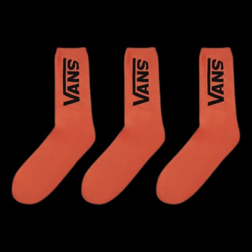 Vans AP Ascended Up Crew Socks 'Orange Black'