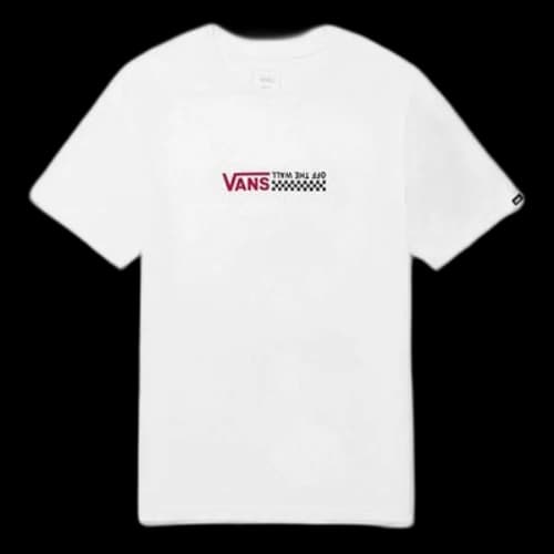Vans Logo Printing Short Sleeve Couple Style White