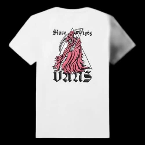 Vans Anime Printing Short Sleeve White
