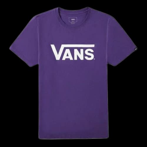 Vans Basic Logo Short Sleeve TEE Men Purple