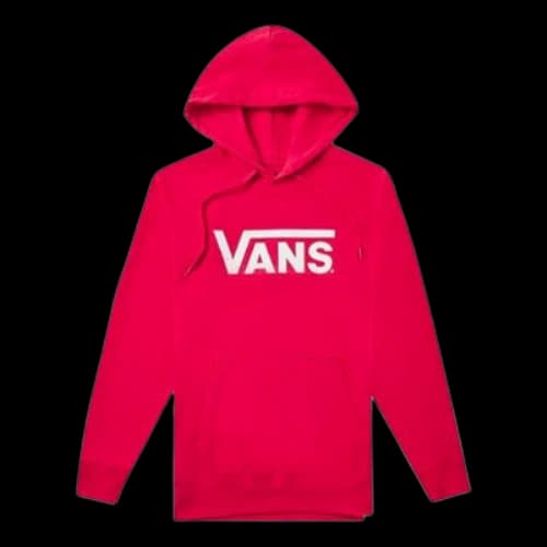 Vans Classic Logo Pullover Couple Style Red
