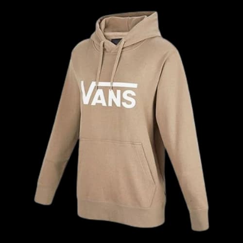 Vans Solid Color Logo Printing Unisex Khaki