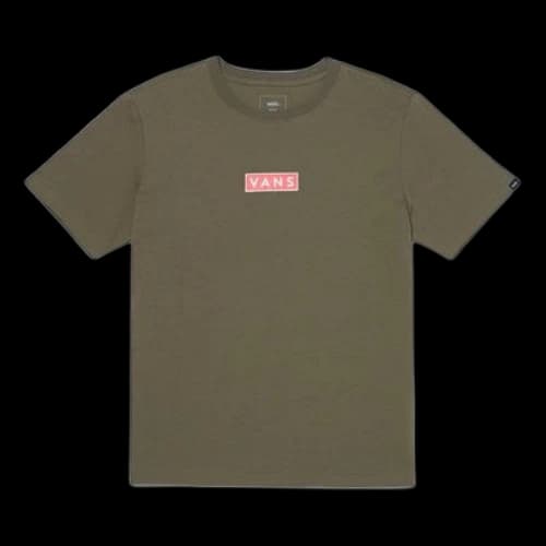 Vans Logo Printing Short Sleeve Olive Green