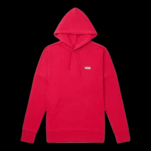 Vans Logo Off The Wall Hoodie 'Red'