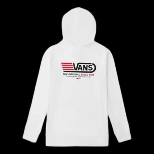 Vans Back Logo Printing Couple Style White