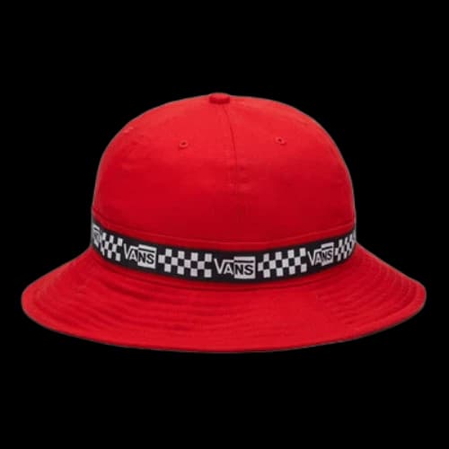 Vans AP Escheker Bucket Hat 'Red White Black' (Women's)