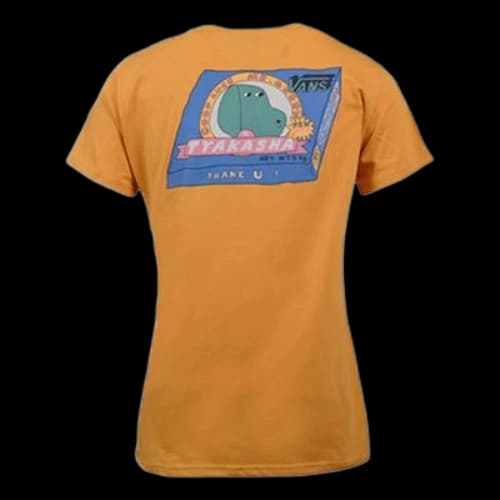 Vans Alphabet Printing Short Sleeve Yellow (Women's)