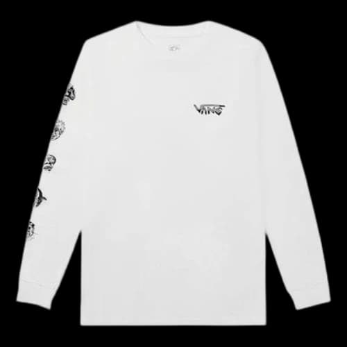 Vans Unisex Rowan Pro Logo Printing Swea White