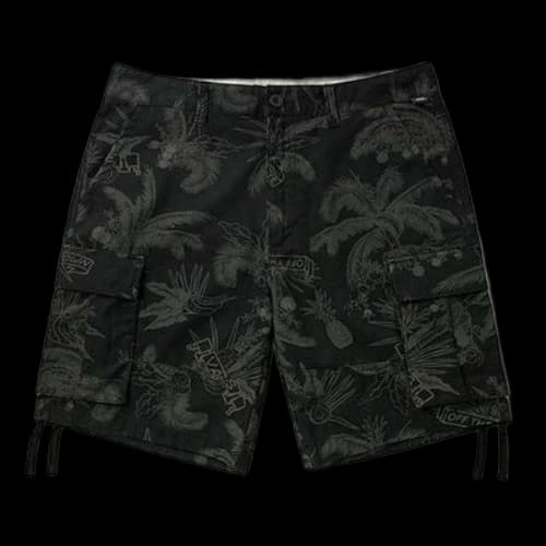 Vans Vintage Utility Woven Shorts 'Black Green'