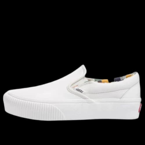 Karina Rozunko x Vans Slip-On Platform SF White