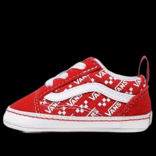 Vans Infant Logo Repeat Old Skool Crib Red