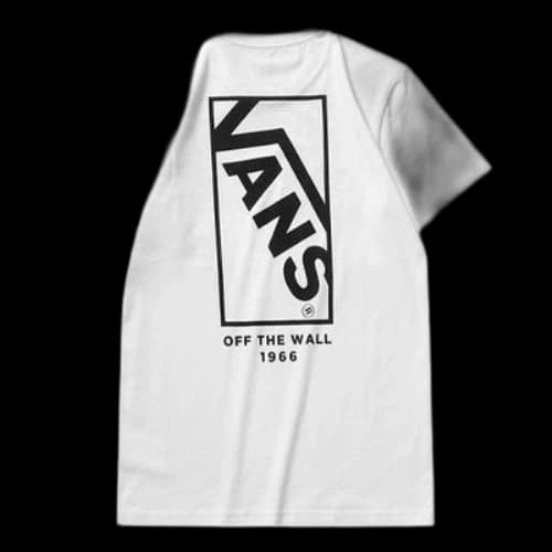Vans Unisex Printing Round-neck Tee White