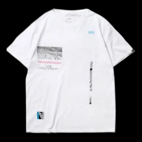 Vans Noise Effect Short Sleeve TEE Men White
