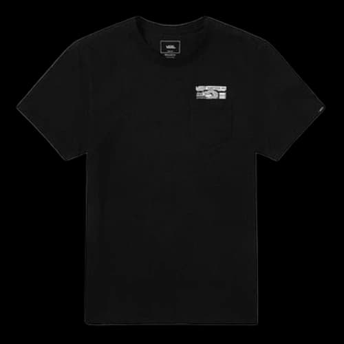 Vans Men's Artist Printed Round Neck Tee Black