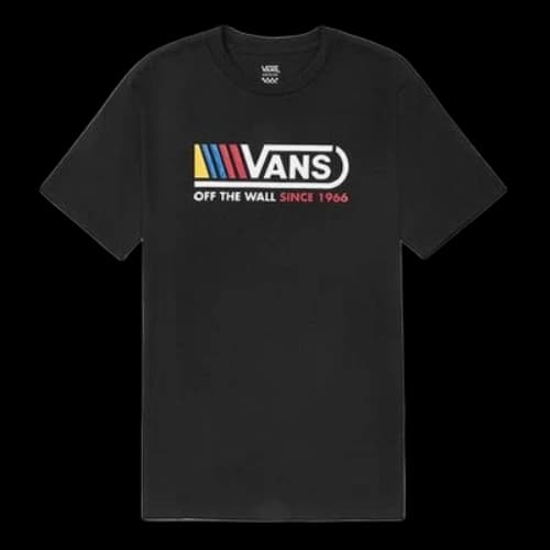 Vans Alphabet logo Printing Short Sleeve Black
