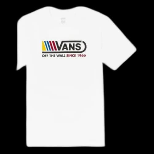 Vans Alphabet logo Printing Short Sleeve White