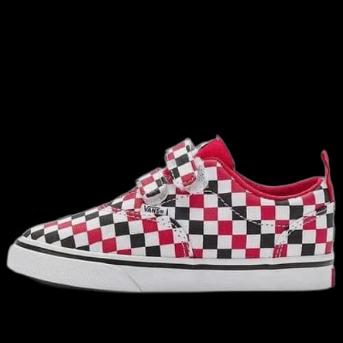 (TD) Vans Doheny V checkerboard 'Black White Red'