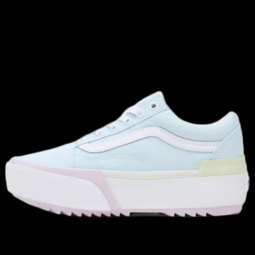 Vans Pastel Old Skool Stacked Low-Top Sneakers Blue/Pink