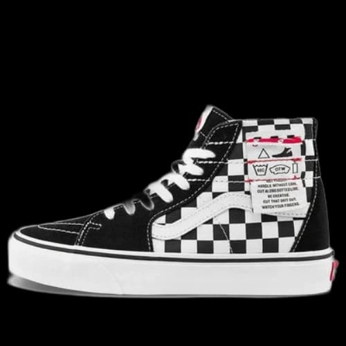 Vans SK8-HI Checkered 'Black White'