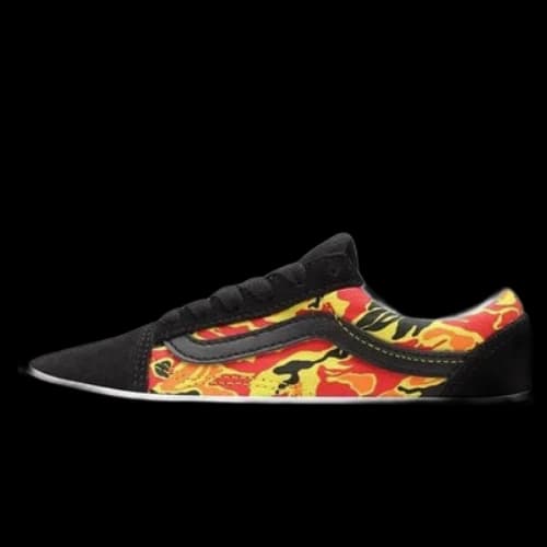 Vans Old Skool K Shoes Black/Red