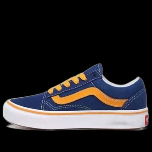 Vans Kid's Pop Comfycush Old Skool Blue/Yellow