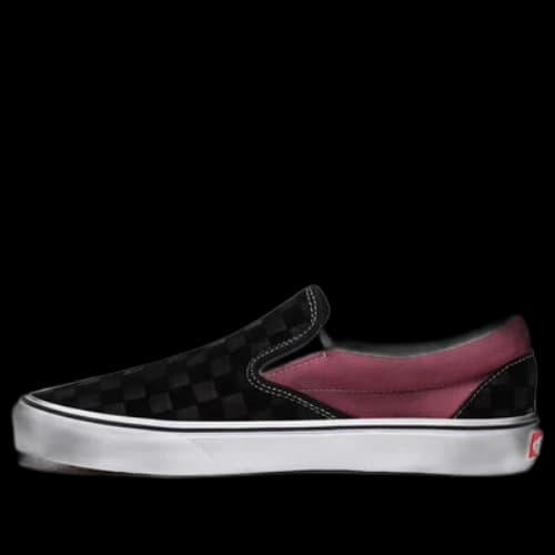 Vans Deboss Checkerboard Classic Slip-On 'Black Purple'