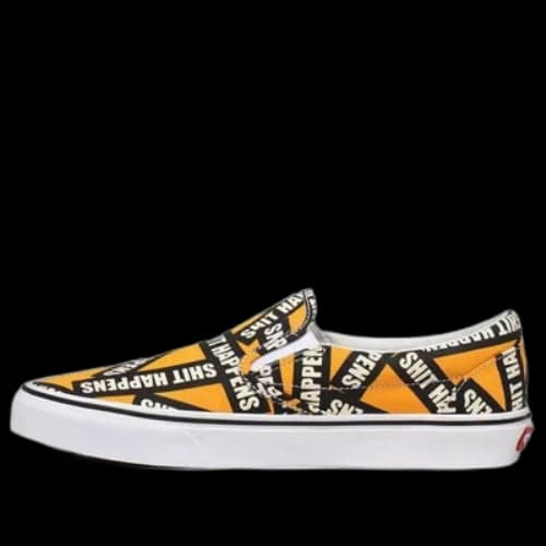 Vans Shit Happens Classic Slip-On Orange