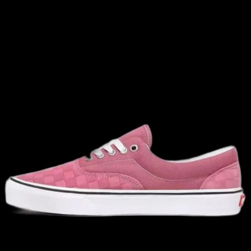 Vans Deboss Checkerboard Era Shoes Pink