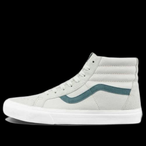 Vans SK8-HI High Top Retro Skate Shoes Unisex Light Grey Light Gray