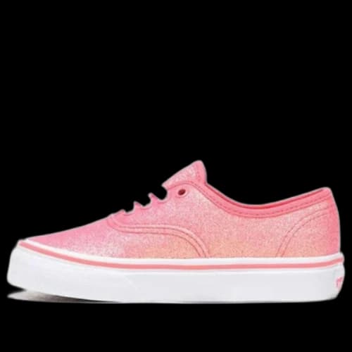 Vans Kid's Neon Glitter Authentic Pink