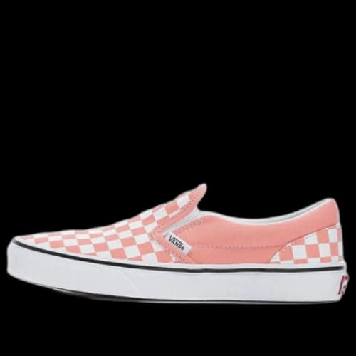 Vans Classic Slip-On K Plaid Pink/White