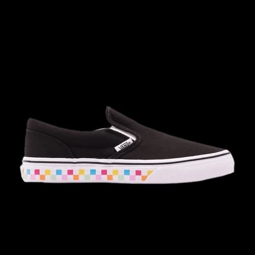 Vans Classic Slip-On GS 'Rainbow Checkerboard Sole'
